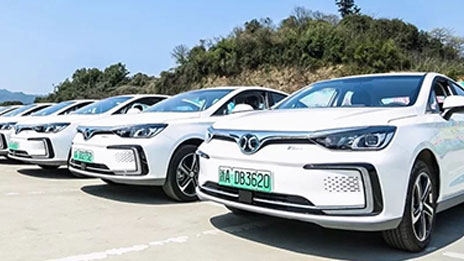 北汽與滴滴合力發展智慧出行 京桔萬臺EU5網約車首批交付